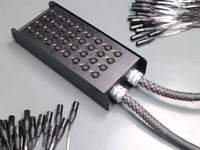32 canaux 2 câble principal rouleau boîte de scène câble Dmx Audio De Y Power Snake XLR câble mâle à femelle Multi Microphone