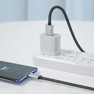 Кабель Usb Type C 5A для быстрой зарядки и передачи данных мобильного телефона