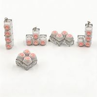 Meilleures ventes : Modèle de porte-clés personnalisé en plastique souple et mignon, anti-stress, en forme de griffe de chat porte-bonheur, testeur de commutateur de clavier et jouet compressible