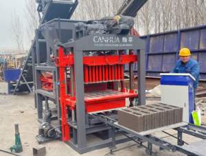 QT4-25 automatische multifunktion ale Hohl block herstellungs maschine wettbewerbs fähiger China-Preis stellt Betons and ziegel herstellung her - Product Image 3