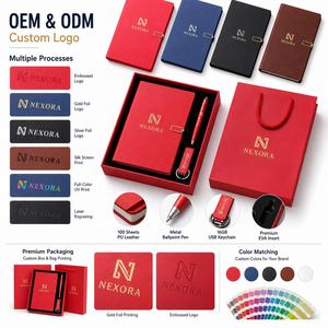 Set de Regalo Corporativo al por Mayor que Incluye Cuaderno, Bolígrafo, Llavero, Memoria USB, Paquete Promocional Empresarial para Personalización de Marca - Product Image 4