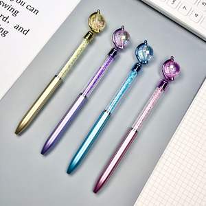 Penna Neutra Creativa a Forma di Quadrifoglio, Penna Decorativa a Tema Pianta, Penna a Sfera Cartoon Albero di Natale, Premi per Studenti all'Ingrosso - Product Image 2