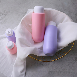 400Ml HDPE Màu Hồng Nhựa Vòng Dưới Chai Gel Tắm Dispenser Cho Khách Sạn Sử Dụng <span class=keywords><strong>100Ml</strong></span> Công Suất Cho Dầu Gội Đầu Lotion Sữa Rửa Mặt - Product Image 4