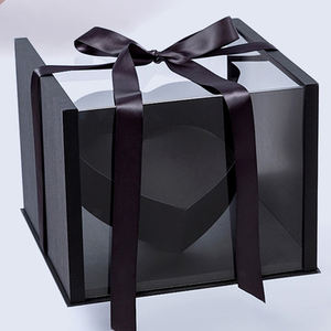 Caja de Regalo para Ramos de Flores, Caja de Regalo <span class=keywords><strong>Panorama</strong></span> Love con Tapa Transparente para Enamorados en el Día de San Valentín Chino - Product Image 5