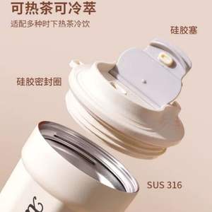 CafeMug 316 Stainless Steel Tumbler Portable Thermos With Temperature Indicator For Business Office Use - Product Image 1