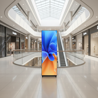 Écran d'affichage numérique mobile pliable portable pour scène, affiche, panneau, écran d'affichage numérique mobile, écran pliable, bannière, mur vidéo