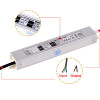 Transformateur d'alimentation LED CC 12V 24V UL ETL SAA CE 30W, driver LED