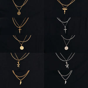 Pendentif homme de Vitruve Da Vinci en or 18 carats chaîne cubaine collier homme humanité bijoux personnalisés collier vintage pour homme petit ami - Product Image 2