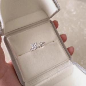 Joyería barata para mujer 925 anillo amor moda diamante boda fiesta anillo mujer joyería <span class=keywords><strong>de</strong></span> plata - Product Image 4