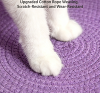 Nid à gratter 2-en-1 intégré pour chat, résistant aux griffures, sans débris, lit de repos sécurisé toutes saisons, housse amovible et lavable pour chats