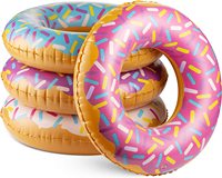 Anneau de natation pour adultes, jouets aquatiques, accessoires, beignets, piscine gonflable, vente en gros