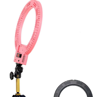 Ring Light LED 12 Inch 35W Forfeel untuk Foto dan Video, Dapat Diredupkan, Dilengkapi Stand Lampu