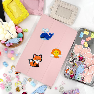 Adorables badges autocollants en forme d'animaux de la savane, broderie douce en chenille, appliques pour vêtements et chapeaux d'enfants - Product Image 5