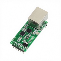 USR-TCP232-T2 Serial TTL UART ke Modul Ethernet Mendukung Aplikasi IOT Server/Client TCP/UDP Chipset Cortex-M0