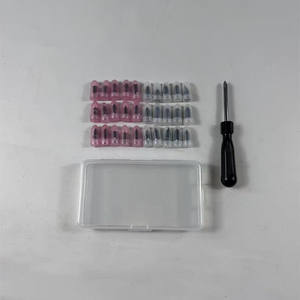 30 clous de réparation de pneus en spirale en acier au carbone et caoutchouc, grandes et petites tailles, et 1 <span class=keywords><strong>tournevis</strong></span> Phillips - Product Image 1