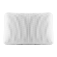 HNOS oreillers orthopédiques de soutien du cou de style classique mousse à mémoire de forme 1pc oreiller cervical blanc pour relaxation du cou