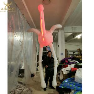 Marionnette <span class=keywords><strong>gonflable</strong></span> de <span class=keywords><strong>flamant</strong></span> <span class=keywords><strong>rose</strong></span> de défilé de rue, costumes gonflables adultes de <span class=keywords><strong>flamant</strong></span> <span class=keywords><strong>rose</strong></span> pour l'affichage - Product Image 4