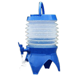 Dispensador de bebidas plegable portátil de fábrica, botellas de jugo de bebidas de plástico plegables, tipo de prensado de flujo de agua para viajes - Product Image 2
