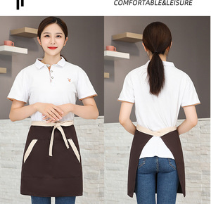 Chef's Uniform, <b>Half</b> <b>Apron</b>, Hotel, Cafe, Restaurant, Waiter, Restaurant Chef <b>Apron</b>, Printed and Embroidered logo - Product Image 3