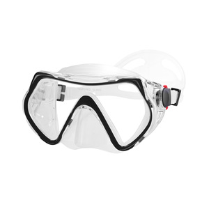 Gafas de Buceo de Una Ventana con Cristal Templado y Silicona para Snorkel, Deportes Acuáticos para Adultos - Product Image 4