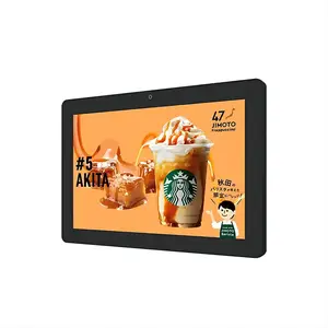 Pasokan pabrik layar sentuh dipasang dinding POE bertenaga 10 inci Android 4G LTE Tablet PC dengan WIFI Lan Port