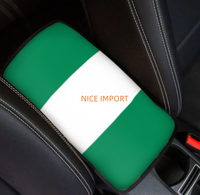 Meilleures ventes : Coussin d'accoudoir universel pour console centrale de voiture, motif drapeau du Nigeria, protection de boîte de rangement pour SUV, berline, camion