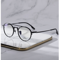 Nouveau design de monture de lunettes d'affaires unisexe en titane pur Montures de lunettes optiques