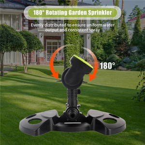 Arroseur oscillant à canon pivotant pour économie d'eau, pulvérisation uniforme, buse oscillante pour l'irrigation des parterres de fleurs et des jardins potagers - Product Image 4