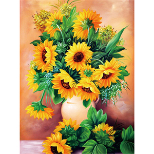<span class=keywords><strong>Flores</strong></span> <span class=keywords><strong>de</strong></span> fama mundial peonía Rosa girasol Clavel hogar pintura ilustraciones diamante pintura - Product Image 3
