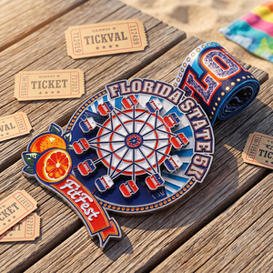 Medallas Personalizadas Giratorias de Metal Plateado con Esmalte, Aleación de Zinc, Diseño de Logotipo en Movimiento Tipo Rueda de la Fortuna, para Maratón, Carrera de 5k - Product Image 4