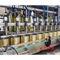 Machine d'emballage automatique de remplissage de bouteilles d'huile de soja d'huile comestible d'huile de moutarde Solidpack