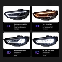 A3 DRL LED Matrix phare 2013-2016 feux de route clignotant phare phare modifié mise à niveau avant lumière pour Audi