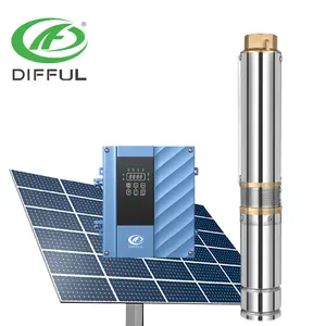 solar energy submersible water pump with panel and MPPT controller