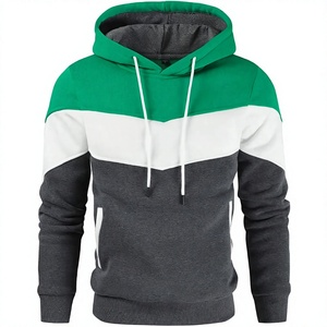 Sudadera con Capucha para Hombre, Color Sólido, Corte Regular, Informal, Tejida, 100% Algodón, Transpirable, para Invierno - Product Image 1