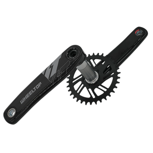 Juego de <span class=keywords><strong>bielas</strong></span> de fibra de <span class=keywords><strong>carbono</strong></span> WheelTop 34/36/38/42T juego de manivela de velocidad única de montaje directo para bicicleta de carreras <span class=keywords><strong>MTB</strong></span> y bicicleta de carretera - Product Image 6