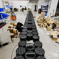 Machine de tri logistique d'entrepôt haute vitesse et durable, module de tri unique, convoyeur à roue pivotante, équipement de manutention de matériaux