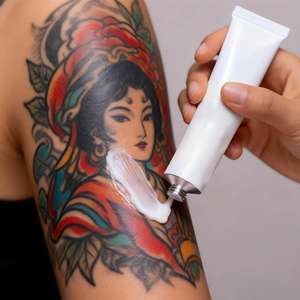 Crème réparatrice après-tatouage de marque privée, fournitures pour tatouage, pour l'encre de tatouage - Product Image 5