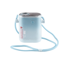 Nouvel Arrivage 2026 Ventilateur Portable de Taille à Grande Zone de Refroidissement par Compresse Froide, Ventilateur de Cou Portable Sans Lames, Ventilateur Rechargeable 3000mAh