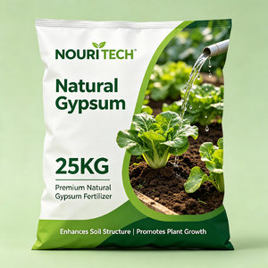 Sulfate de Calcium de Qualité <span class=keywords><strong>Agricole</strong></span> à Base de <span class=keywords><strong>Gypse</strong></span> Naturel, Conditionneur de Sol Riche en Calcium et Soufre pour Cultures Agricoles - Product Image 2