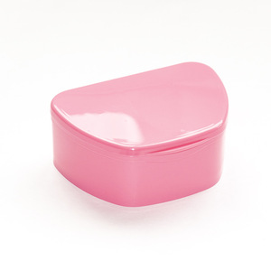 Estuche Dental HUIYA de Forma Trapezoidal con Pequeña Abertura Central para Almacenamiento de Prótesis Dentales, Uso Ortodóntico - Product Image 1