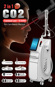 2 In 1 <b>Standing</b> Q-<b>Switched</b> Nd:Yag (1064 532 1320) Pigment Removal Equipment Pore Acne Treatment Adjustable - Product Image 2