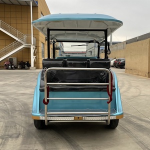 Blanc Big Park Tourisme Voiture Classique Rétro Campus sportif Voiture de golf électrique à trois rangées <span class=keywords><strong>Cabriolet</strong></span> Voiture Classique <span class=keywords><strong>Cabriolet</strong></span> - Product Image 4