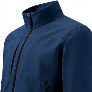 Unisex Puffer Jacket <b>Zip</b>-<b>Up</b> Stand Front Autumn Workwear Outerwear High Visibility Team Uniform Formal Windproof Made Bangladesh - Product Image 2