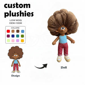 Muñeco de Peluche Personalizado OEM/ODM, Mini Personaje Humano, Regalo de Cumpleaños 2026, Barato, Lindo, para Niñas, Tipo Skunk 2, 20cm, de Tela de Algodón y Malla de Peluche - Product Image 1