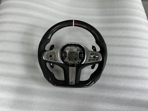 Volant de haute qualité adapté aux BMW Série 3, 5, 7, X3, X5, version M, volant en fibre de carbone F30 F10 G11 G01 F15 - Product Image 2