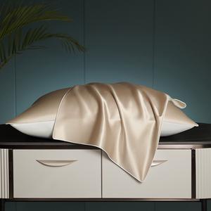 Federa in Raso di Seta Personalizzata con Logo, Colore Unito, Chiusura a Busta, Vendita all'Ingrosso su Ali Baba - Product Image 4