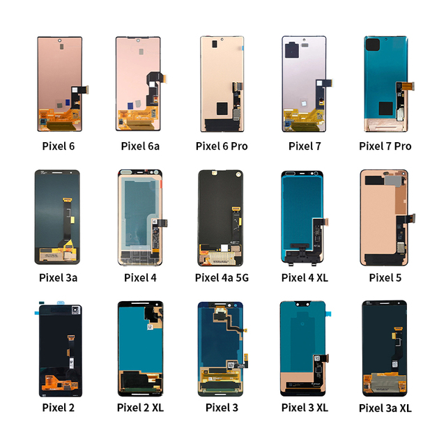 Lcd Screen for Google Pixel 1 2 3 3a 4 4a 5 5a 6 6a 7 7a Pro XL 5G Screens Digitizer Display Digitizer Assembly
