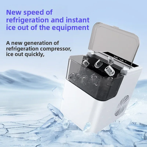 Nueva Máquina de <span class=keywords><strong>Hielo</strong></span> Eléctrica de Escritorio, Multifuncional, Pequeña, Automática, para el Hogar, Cocina, Oficina, Portátil - Product Image 4