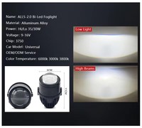 Aililaisi Projecteur de phares à LED jaune pour Honda Accord 2018-2022 H11 Forme d'ampoule