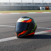 Casque de moto modulaire respirant à haute sécurité avec logo personnalisé, certification DOT ECE 3C, casque de cyclisme professionnel